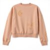 Scotch amp Soda All Over Velvet Pattern Sweatshirt Maglia di Tuta Donna