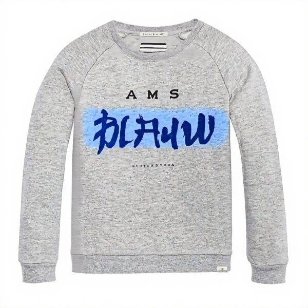 Felpa Scotch Soda Bambini Cotone Poliestere Collo U