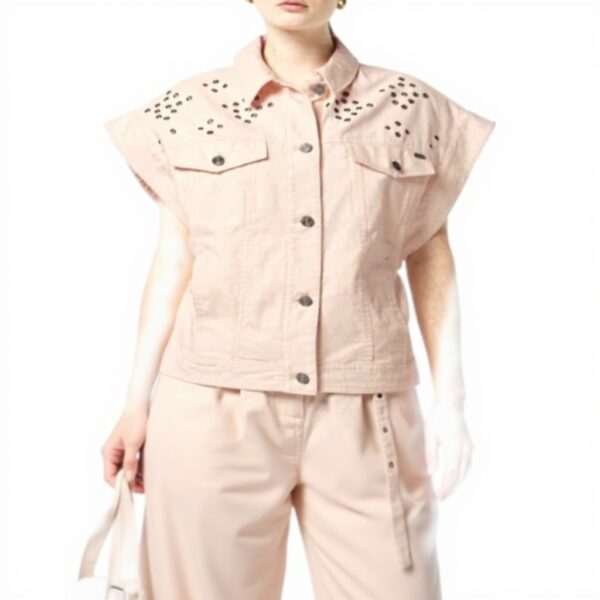 Gilet donna Scotch Soda cotone senza maniche festival