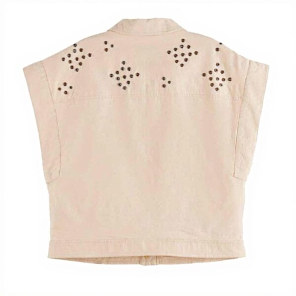 Gilet donna Scotch Soda cotone senza maniche festival