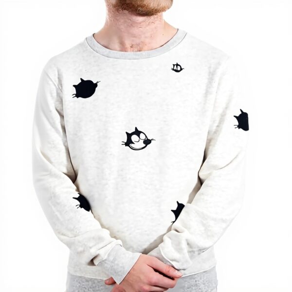 Felpa Uomo Scotch Soda Felix Ams Blauw Colab Appliques