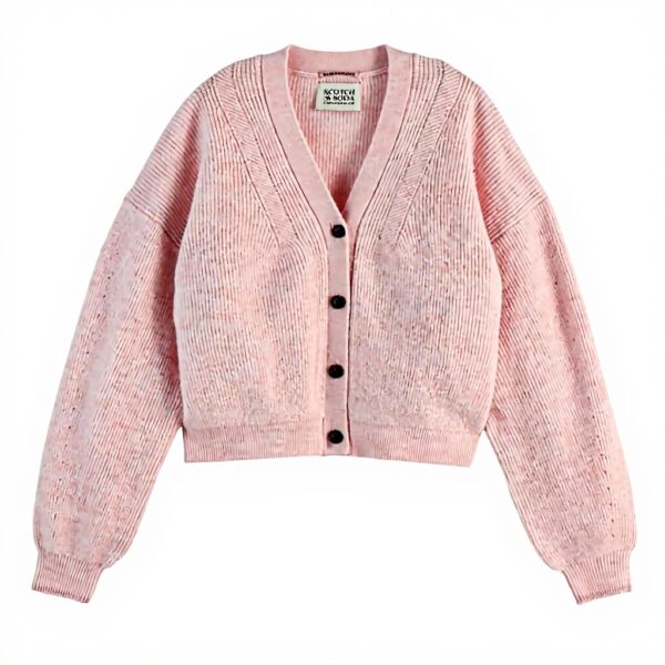 Scotch Soda Cardigan Donna Maglione Relaxed Fit Fuzzy