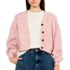 Scotch Soda Cardigan Donna Maglione Relaxed Fit Fuzzy