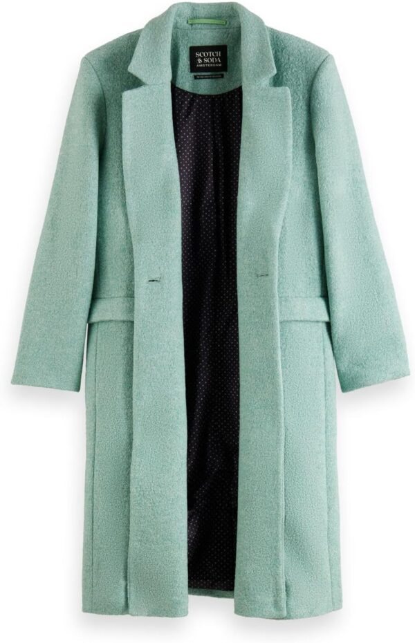 Cappotto Scotch Soda Donna Lana Boucle Tasche Patte-8