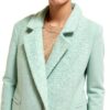 Cappotto Scotch Soda Donna Lana Boucle Tasche Patte