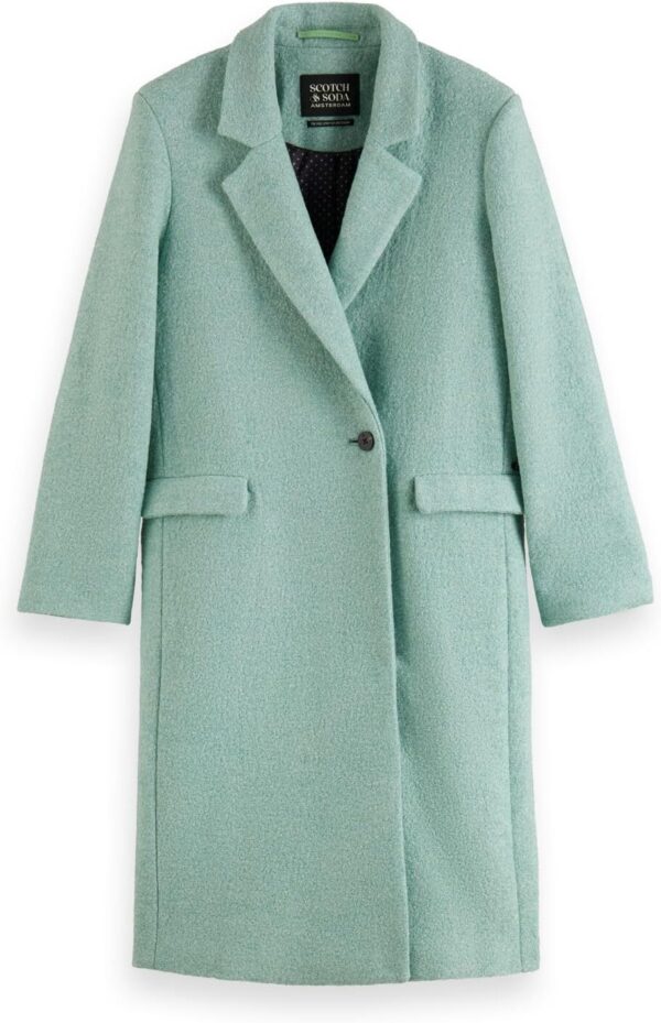 Cappotto Scotch Soda Donna Lana Boucle Tasche Patte-6