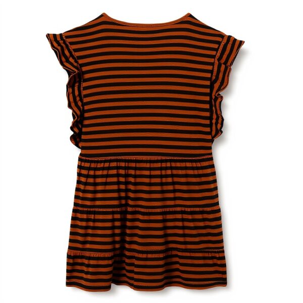 Scotch amp Soda Jersey A-Line Dress with Gathered Layers in Yarn Dye Stripe Vestito Bambine e Ragazze