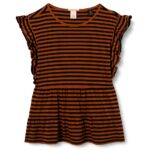 Scotch amp Soda Jersey A-Line Dress with Gathered Layers in Yarn Dye Stripe Vestito Bambine e Ragazze