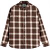 Scotch amp Soda Lightweight Flannel Check Shirt Camicia Uomo