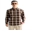 Scotch amp Soda Lightweight Flannel Check Shirt Camicia Uomo