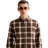 Scotch amp Soda Lightweight Flannel Check Shirt Camicia Uomo