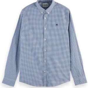 Camicia Slim Fit Scotch Soda Uomo Cotone Organico-0