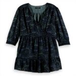 Scotch Soda Mini Abito Avvolgente Donna Casual Verde