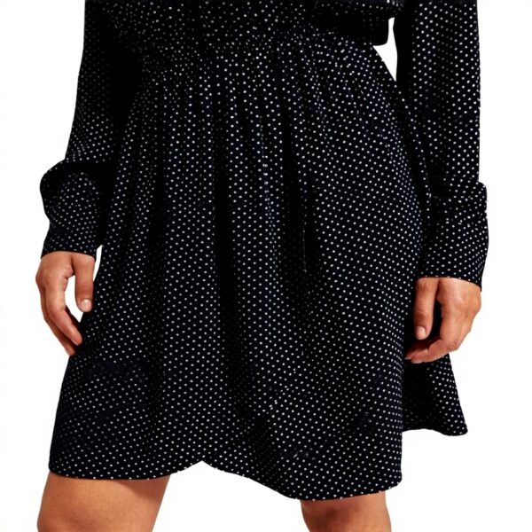 Scotch amp Soda Mini Abito con Vita Elasticizzata Vestito Donna