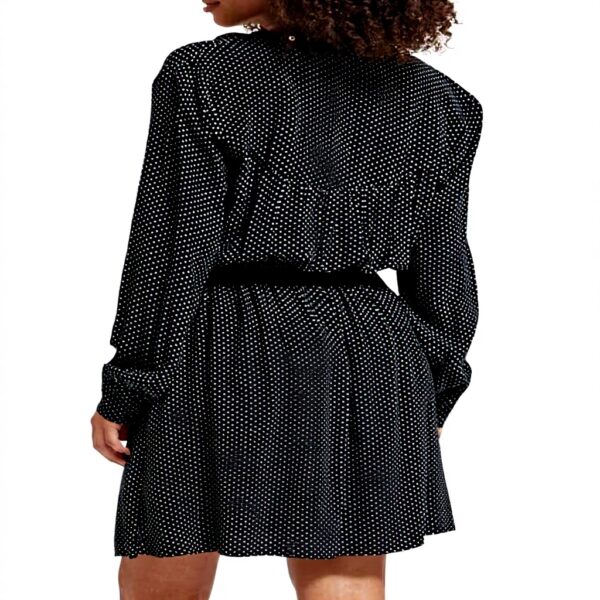 Scotch amp Soda Mini Abito con Vita Elasticizzata Vestito Donna