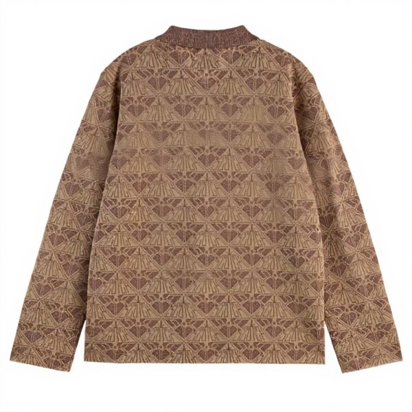 Scotch amp Soda Monogram Jacquard Knitted Jacket Maglione Cardigan Donna