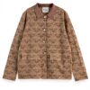 Scotch amp Soda Monogram Jacquard Knitted Jacket Maglione Cardigan Donna