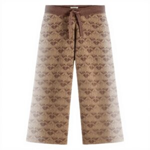 Pantaloni Scotch Soda Jacquard Maglia Donna Desert Sand