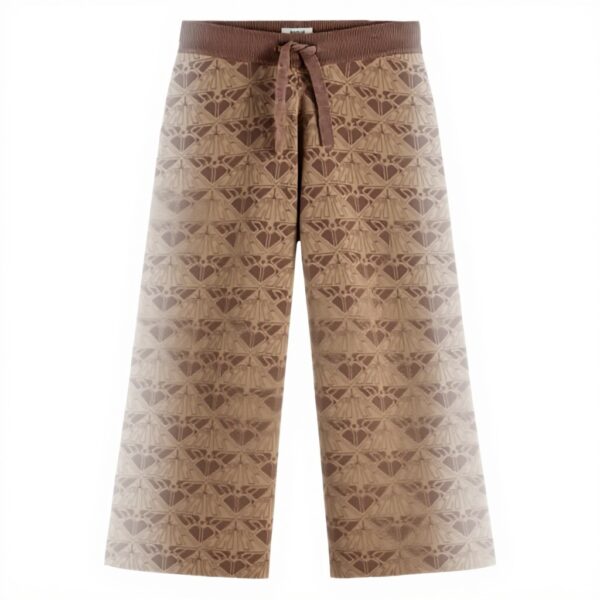 Pantaloni Scotch Soda Jacquard Maglia Donna Desert Sand