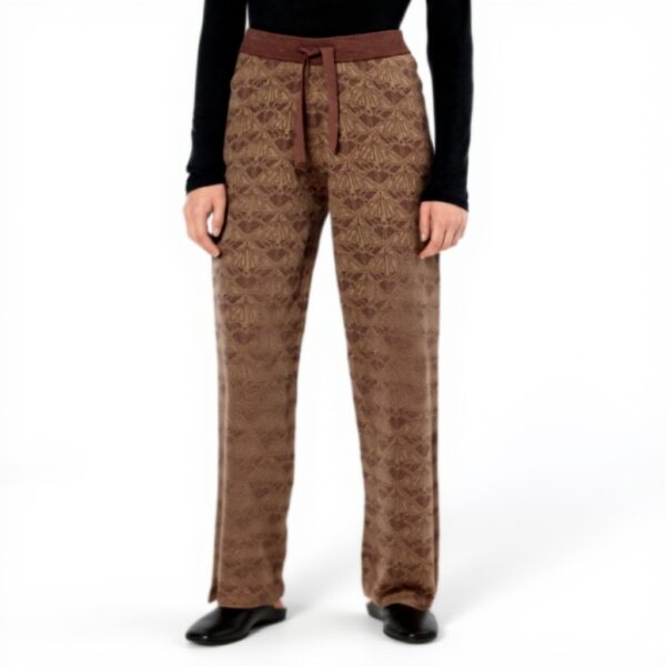 Pantaloni Scotch Soda Jacquard Maglia Donna Desert Sand