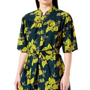 Vestito Donna Scotch Soda Cotone Stampa Cravatta Multicolore