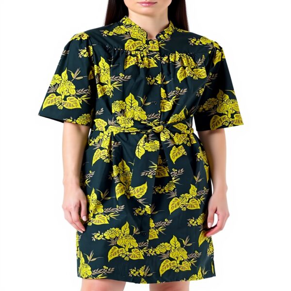 Vestito Donna Scotch Soda Cotone Stampa Cravatta Multicolore