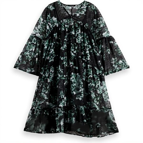 Scotch Soda Abito Maxi Stampa Floreale Donna Casual