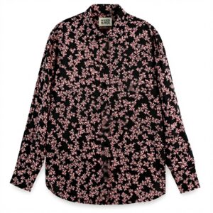 Scotch Soda Maglietta Donna Stampa Relaxed Fit Blusa