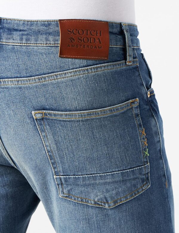 Pantaloni Uomo Scotch Soda Cotone Biologico Slim Fit-4