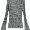 Scotch Soda Cardigan Donna Nero Maglione Costine Slim Fit-0