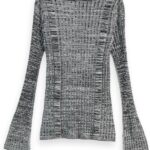 Scotch Soda Cardigan Donna Nero Maglione Costine Slim Fit-0