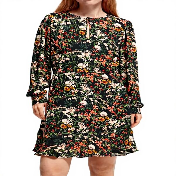 Vestito Donna Scotch Soda Mini Floreale Maniche Palloncino