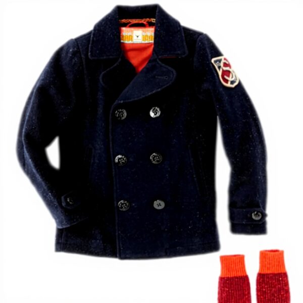 Cappotto Scotch Soda Bambini Lana Poliestere Blu
