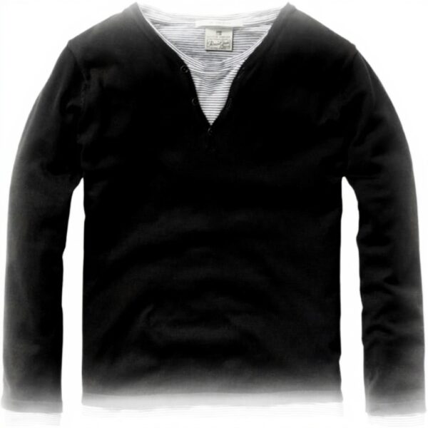 Maglietta Scotch Soda Bambino Cotone Grigio Manica Lunga