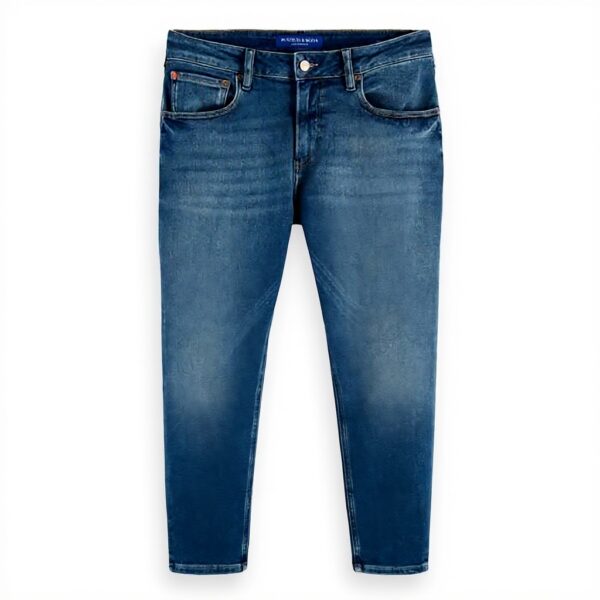 Scotch Soda Jeans Uomo Slim Fit Chino Everywhere Blue