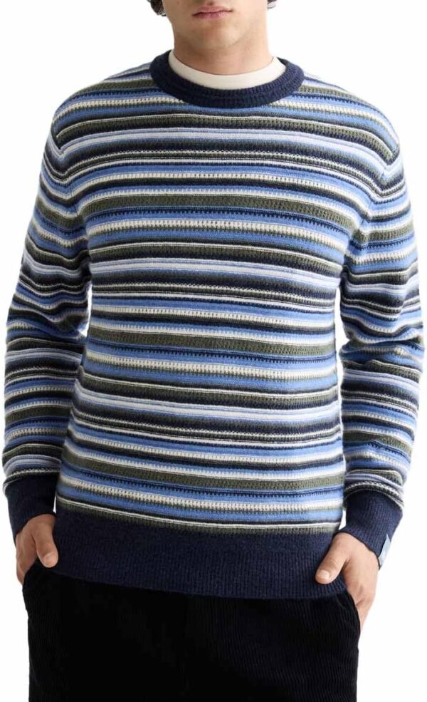 Scotch Soda Maglione Uomo Morbido Righe Regular Fit-0