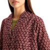 Scotch Soda Maglietta Donna Lurex Print Geo Flower Bordeaux