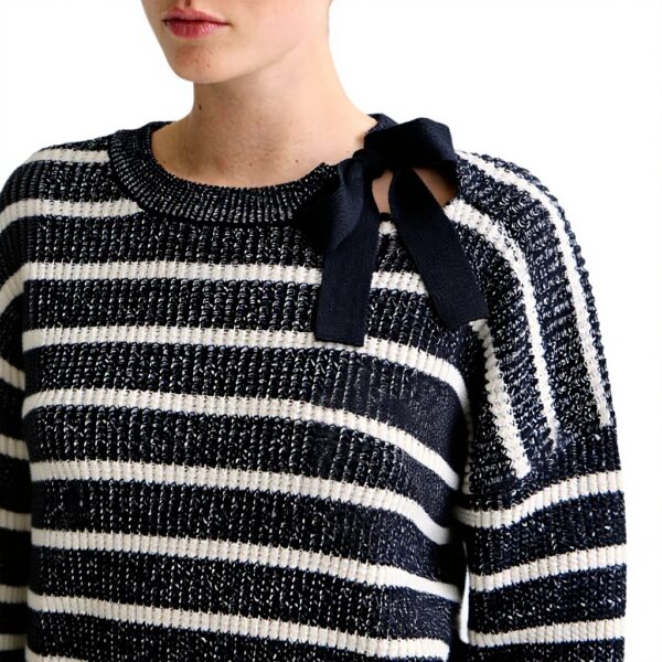 Maglione Donna Scotch Soda Righe Collo Annodato