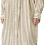 Abito camicia Scotch Soda Donna midi righe casual elegante-0