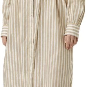 Abito camicia Scotch Soda Donna midi righe casual elegante-0