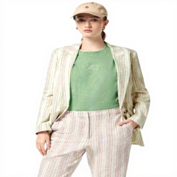 Pantaloni Donna Scotch Soda Lurex Cotone Casual Violet