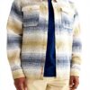Scotch Soda Camicia Uomo Waffle Stripe Cotone Maglie