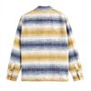 Scotch Soda Camicia Uomo Waffle Stripe Cotone Maglie