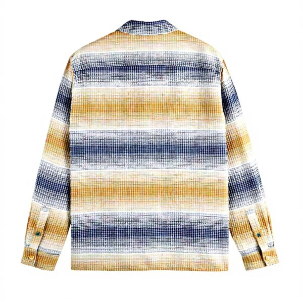 Scotch Soda Camicia Uomo Waffle Stripe Cotone Maglie