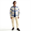 Scotch Soda Camicia Uomo Waffle Stripe Cotone Maglie