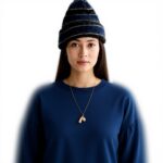 Scotch Soda Felpe Donna Indigo Lavato Maniche Palloncino