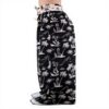 Pantaloni Scotch Soda Donna Gamba Larga Vita Contrasto