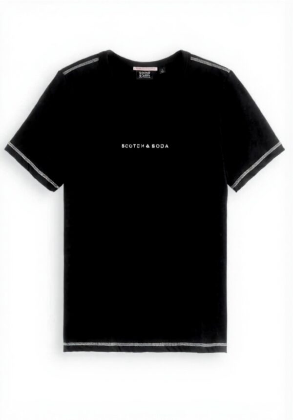 Scotch Soda T-Shirt Donna Logo Frontale Maglia Casual