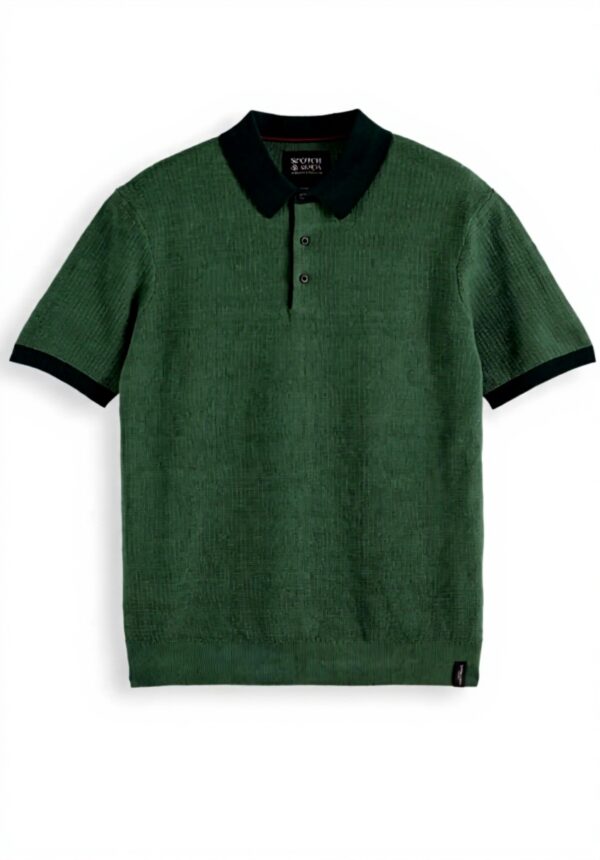 Scotch Soda Polo Uomo Maglia Vestibilità Regolare Colori