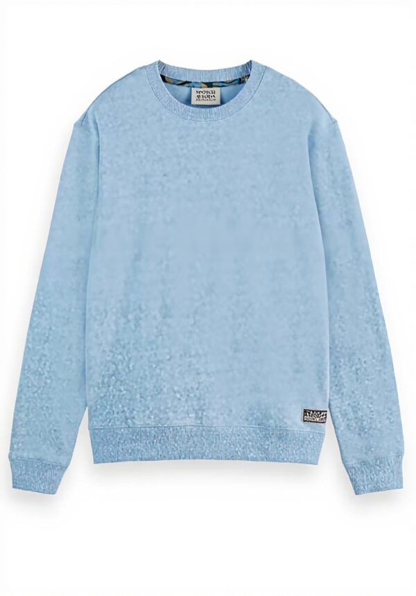 Scotch & Soda Melange Sweatshirt Uomo: Felpe senza cappuccio